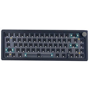 67 tasti fai-da-te personalizzati a tre modalità con kit tastiera meccanica a manopola Supporta la retroilluminazione RGB hot plug, White, Black, Claret, Purple, Green, Blue