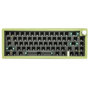 67 tasti fai-da-te personalizzati a tre modalità con kit tastiera meccanica a manopola Supporta la retroilluminazione RGB hot plug, White, Black, Claret, Purple, Green, Blue