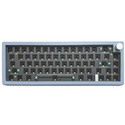 67 tasti fai-da-te personalizzati a tre modalità con kit tastiera meccanica a manopola Supporta la retroilluminazione RGB hot plug, White, Black, Claret, Purple, Green, Blue