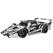 Assemblaggio in metallo Modello di auto Intelligenza Assemblaggio fatto a mano Toy Building Block, Racing Car