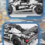 Modello auto da assemblare in metallo 27,5x12x7,6 cm