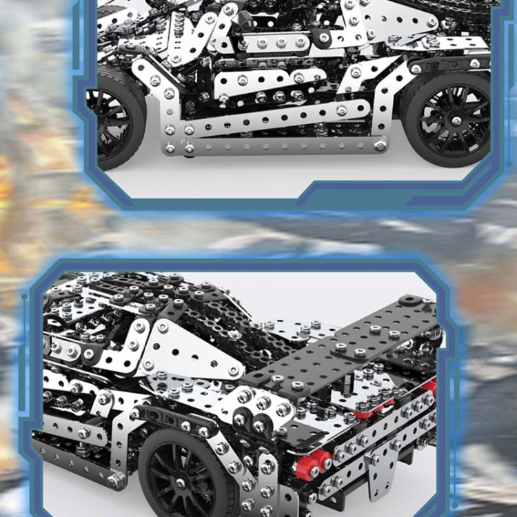 Modello auto da assemblare in metallo 27,5x12x7,6 cm