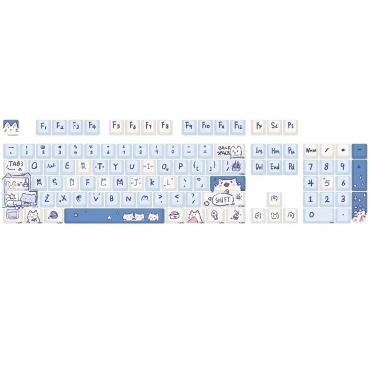 148 tasti MDA Altezza 5 lati Heat Rise PBT Copritasti per tastiera meccanica, 148 Keys Blue, 148 Keys Pink, 148 Keys Green