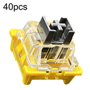 Albero a 3 pin per tastiera meccanica hot swap personalizzata da 40 pezzi, 40pcs Peach Linear Mute Shaft, 40pcs Paragraph Mute Shaft, 40pcs Marine Silent Shaft, 40pcs Crystal Dust Shaft, 40pcs Panda Paragraphs Shaft, 40pcs Silver Shaft