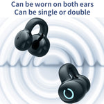 Auricolare Bluetooth a conduzione ossea con morsetto auricolare stereo a orecchio singolo, YX09 (Black), YX09 (White), YX09 (Pink), YX09 (Skin Color)