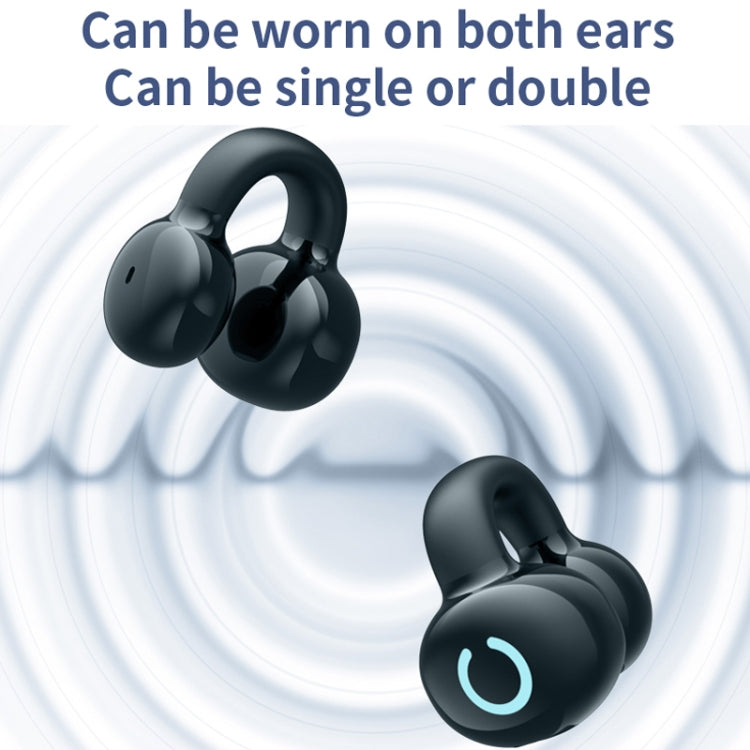 Auricolare Bluetooth a conduzione ossea con morsetto auricolare stereo a orecchio singolo, YX09 (Black), YX09 (White), YX09 (Pink), YX09 (Skin Color)