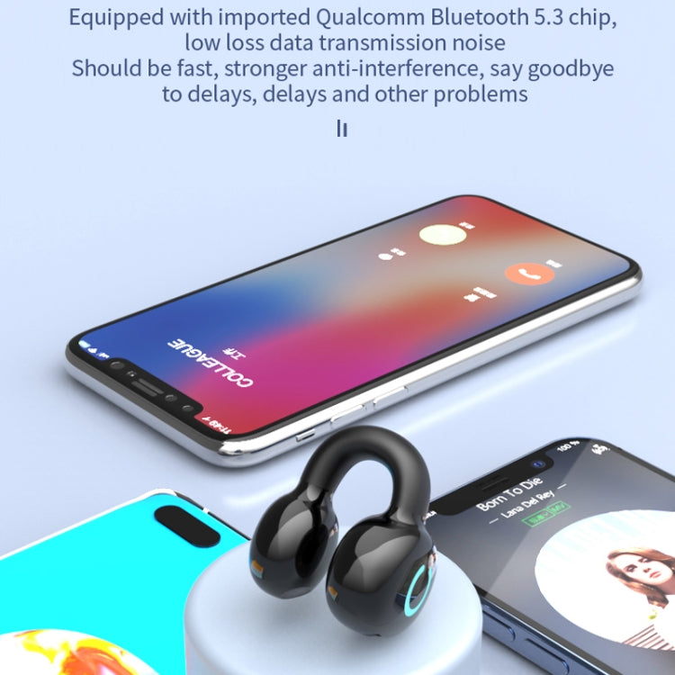 Auricolare Bluetooth a conduzione ossea con morsetto auricolare stereo a orecchio singolo, YX09 (Black), YX09 (White), YX09 (Pink), YX09 (Skin Color)