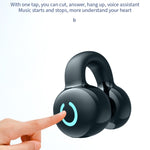 Auricolare Bluetooth a conduzione ossea con morsetto auricolare stereo a orecchio singolo, YX09 (Black), YX09 (White), YX09 (Pink), YX09 (Skin Color)