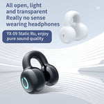 Auricolare Bluetooth a conduzione ossea con morsetto auricolare stereo a orecchio singolo, YX09 (Black), YX09 (White), YX09 (Pink), YX09 (Skin Color)