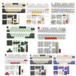 Tasti PBT per tastiera meccanica a sublimazione, Micromio 125 Keys, Matcha 124 Keys, Bee Milk 140 Keys, Plastic 128 Keys, Planet 126 Keys, Revelation 125 Keys, Fandai 126 Keys, Bubble 127 Keys