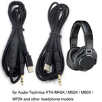 Per cavo per cuffie audio M40X / ATH-M50X / M60X / M70X TYPE-C/USB-C, stile:, ZS0211 Standard Version, ZS0211 Wire Control Version