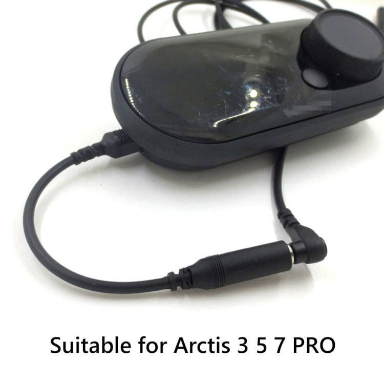 Per SteelSeries Arctis 3 5 7 Pro Cavo adattatore per scheda audio per cuffie Cavo audio, ZS0219 A Black, ZS0219 B Black