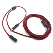 Cavo audio per registrazione dal vivo di Voice Party da 3,5 mm, ZS0203 Black, ZS0203 Red Black