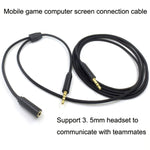 Cavo audio per registrazione dal vivo di Voice Party da 3,5 mm, ZS0203 Black, ZS0203 Red Black