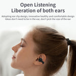 Clip Ear Audio esterno stereo senza ferire l'orecchio Auricolari Bluetooth modello sportivo aziendale, YX03 (Black), YX03 (White), YX03 (Pink), YX03 (Grey)