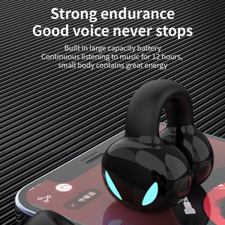 Clip Ear Audio esterno stereo senza ferire l'orecchio Auricolari Bluetooth modello sportivo aziendale, YX03 (Black), YX03 (White), YX03 (Pink), YX03 (Grey)