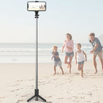 Mini selfie stick treppiede con telecomando Bluetooth