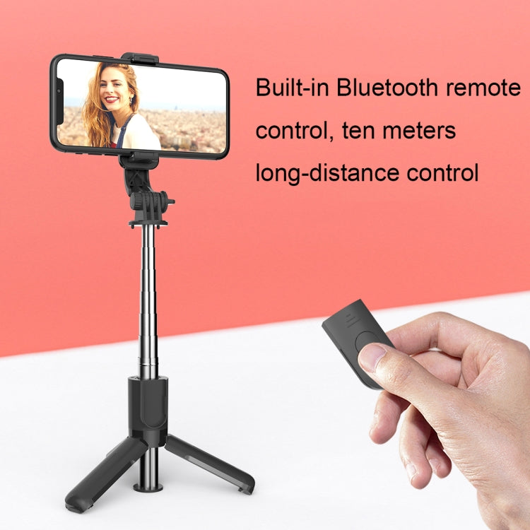 Mini selfie stick treppiede con telecomando Bluetooth