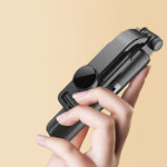 Mini selfie stick treppiede con telecomando Bluetooth