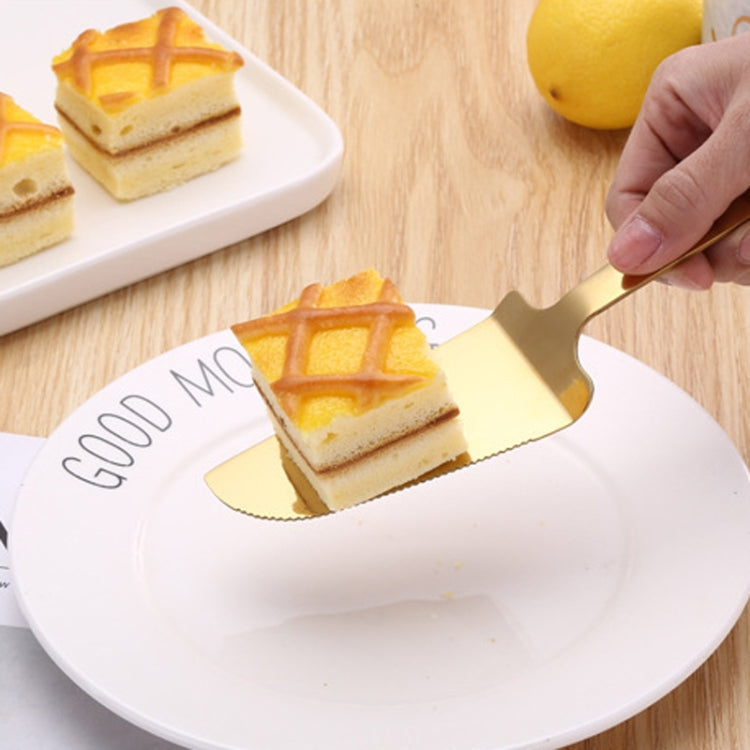 Strumenti per la cottura della torta del dolce della forchetta del coltello della torta della luna dell'acciaio inossidabile, 14pcs/set Gold