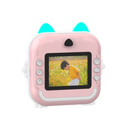 Fotocamera istantanea per bambini Mini stampante termica HD Video Fotocamera digitale, Standard  Blue, Standard Pink, 16G  Pink, 16G Blue, 32G  Pink, 32G Blue