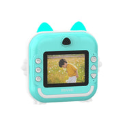 Fotocamera istantanea per bambini Mini stampante termica HD Video Fotocamera digitale, Standard  Blue, Standard Pink, 16G  Pink, 16G Blue, 32G  Pink, 32G Blue