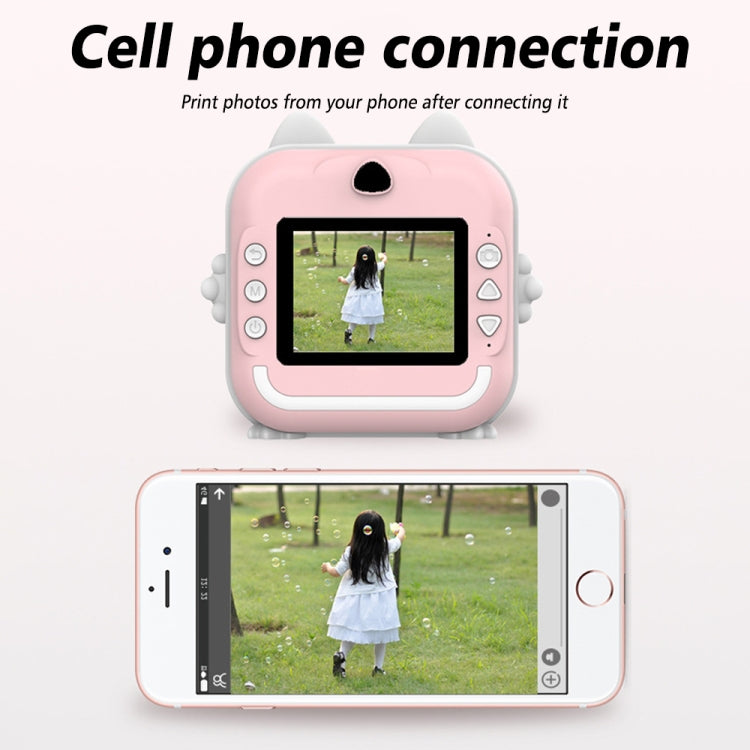 Fotocamera istantanea per bambini con stampa termica wireless