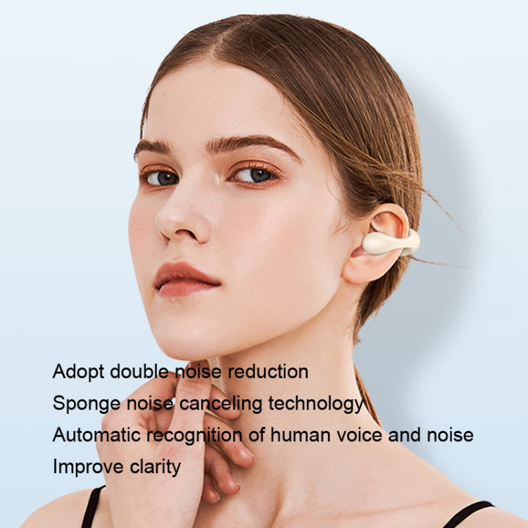 Auricolari Bluetooth wireless a doppia conduzione ossea Ear Clip Wear Mini Sport, Dual Ear (Pink), Dual Ear (Blue), Dual Ear (White), Dual Ear (Skin Color), Dual Ear (Black)
