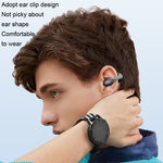 Auricolari Bluetooth wireless a doppia conduzione ossea Ear Clip Wear Mini Sport, Dual Ear (Pink), Dual Ear (Blue), Dual Ear (White), Dual Ear (Skin Color), Dual Ear (Black)