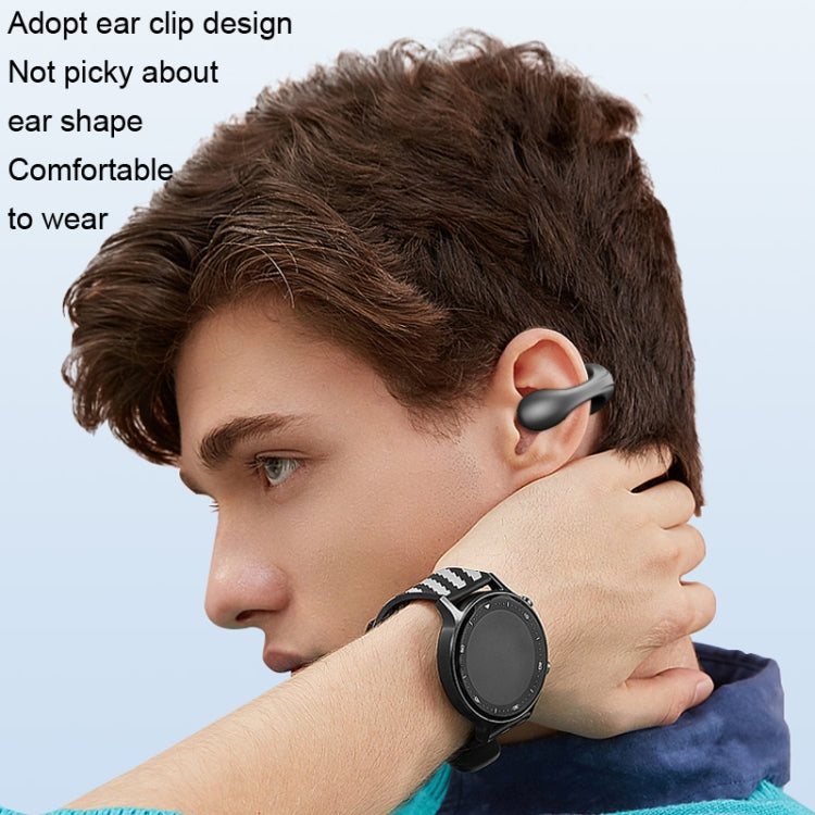 Auricolari Bluetooth wireless a doppia conduzione ossea Ear Clip Wear Mini Sport, Dual Ear (Pink), Dual Ear (Blue), Dual Ear (White), Dual Ear (Skin Color), Dual Ear (Black)