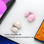 Auricolari Bluetooth wireless a doppia conduzione ossea Ear Clip Wear Mini Sport, Dual Ear (Pink), Dual Ear (Blue), Dual Ear (White), Dual Ear (Skin Color), Dual Ear (Black)