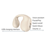 Auricolari Bluetooth wireless a doppia conduzione ossea Ear Clip Wear Mini Sport, Dual Ear (Pink), Dual Ear (Blue), Dual Ear (White), Dual Ear (Skin Color), Dual Ear (Black)
