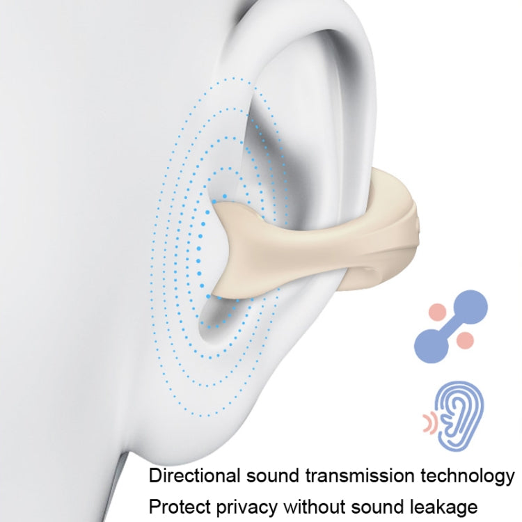 Auricolari Bluetooth wireless a doppia conduzione ossea Ear Clip Wear Mini Sport, Dual Ear (Pink), Dual Ear (Blue), Dual Ear (White), Dual Ear (Skin Color), Dual Ear (Black)