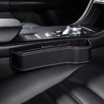 Scatola di immagazzinaggio per fessure per auto Scatola di finitura per la decorazione del sedile, Black Leather Principal Driver, Black Leather Co-pilot, Beige Leather Principal Driver, Beige Leather Co-pilot, Mocha Brown Leather Principal Driver     ...