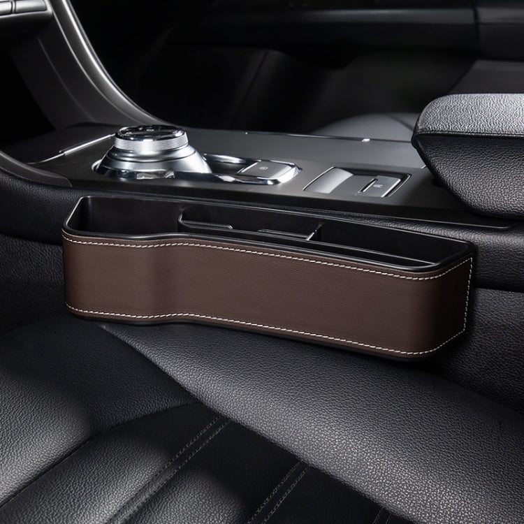 Scatola di immagazzinaggio per fessure per auto Scatola di finitura per la decorazione del sedile, Black Leather Principal Driver, Black Leather Co-pilot, Beige Leather Principal Driver, Beige Leather Co-pilot, Mocha Brown Leather Principal Driver     ...
