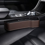 Scatola di immagazzinaggio per fessure per auto Scatola di finitura per la decorazione del sedile, Black Leather Principal Driver, Black Leather Co-pilot, Beige Leather Principal Driver, Beige Leather Co-pilot, Mocha Brown Leather Principal Driver     ...