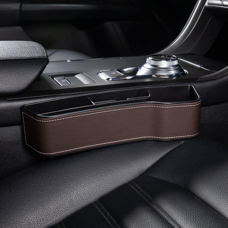 Scatola di immagazzinaggio per fessure per auto Scatola di finitura per la decorazione del sedile, Black Leather Principal Driver, Black Leather Co-pilot, Beige Leather Principal Driver, Beige Leather Co-pilot, Mocha Brown Leather Principal Driver     ...