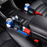 Scatola di immagazzinaggio per fessure per auto Scatola di finitura per la decorazione del sedile, Black Leather Principal Driver, Black Leather Co-pilot, Beige Leather Principal Driver, Beige Leather Co-pilot, Mocha Brown Leather Principal Driver     ...