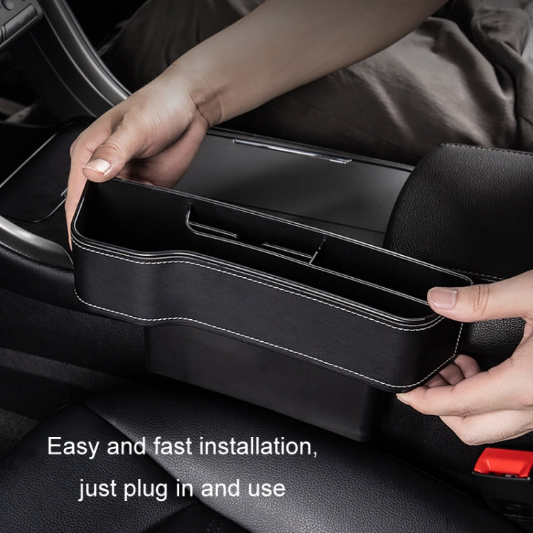 Scatola di immagazzinaggio per fessure per auto Scatola di finitura per la decorazione del sedile, Black Leather Principal Driver, Black Leather Co-pilot, Beige Leather Principal Driver, Beige Leather Co-pilot, Mocha Brown Leather Principal Driver     ...