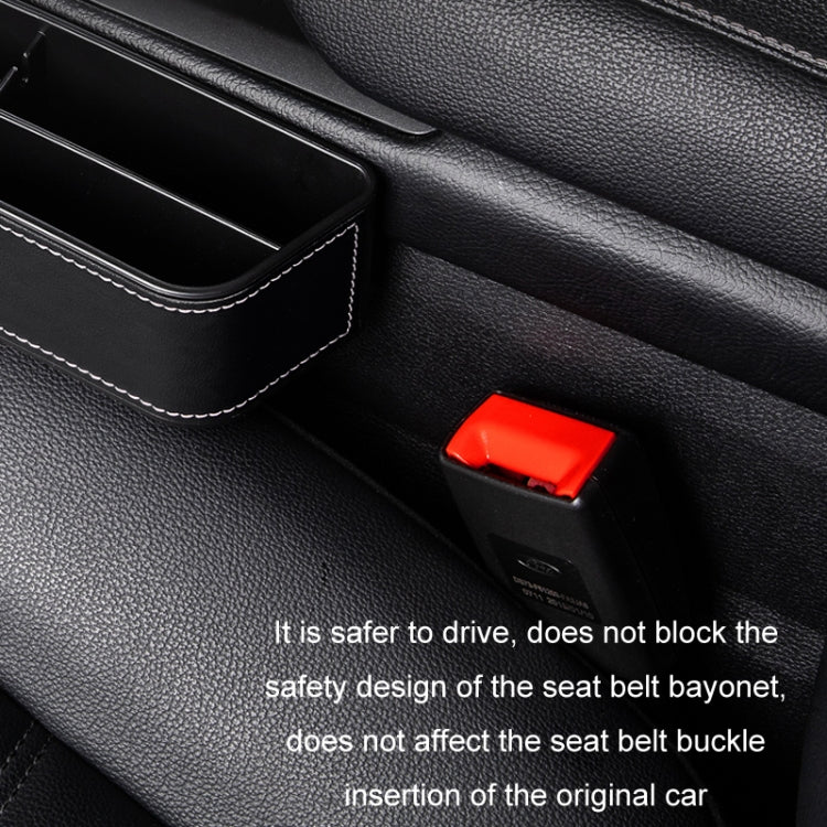 Scatola di immagazzinaggio per fessure per auto Scatola di finitura per la decorazione del sedile, Black Leather Principal Driver, Black Leather Co-pilot, Beige Leather Principal Driver, Beige Leather Co-pilot, Mocha Brown Leather Principal Driver     ...