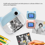 Fotocamera istantanea per bambini con doppio obiettivo 1080P