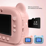 Fotocamera istantanea per bambini con doppio obiettivo 1080P