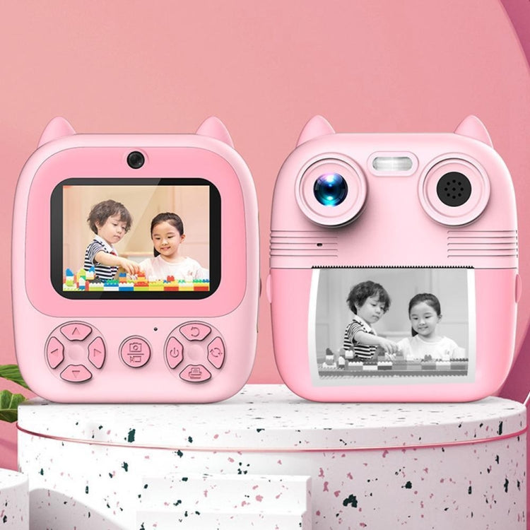 Fotocamera a stampa istantanea 1080P con doppia lente e schermo I