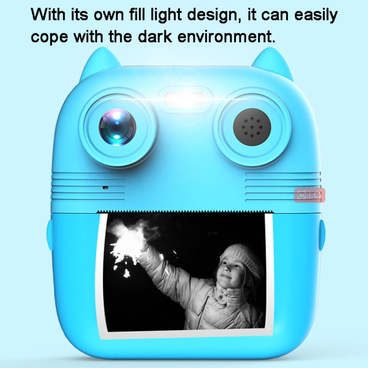 Fotocamera a stampa istantanea 1080P con doppia lente e schermo I
