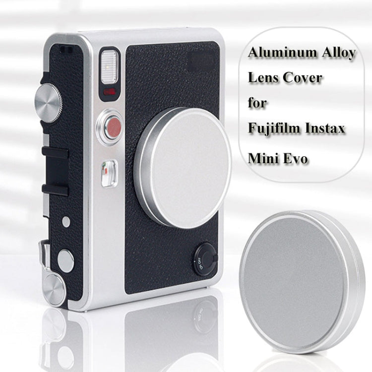 Per FUJIFILM Instax Mini EVO Copriobiettivo per fotocamera Coperchio protettivo in lega di alluminio, Camera Lens
