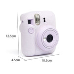 Per Fujifilm Instax Mini 12 custodia morbida in silicone per custodia per fotocamera, Glitter Pink