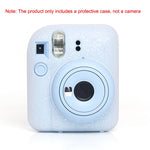 Per Fujifilm Instax Mini 12 custodia morbida in silicone per custodia per fotocamera, Glitter Pink