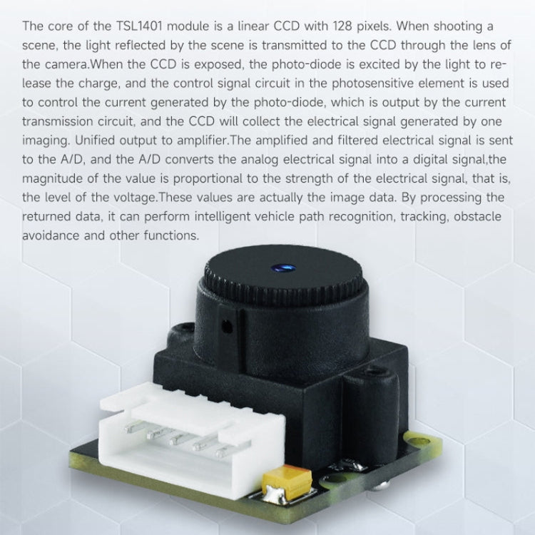 Modulo telecamera CCD a colonna singola TSL1401 3,3-5V