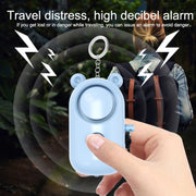 130dB LED Personal Alarm Pull Ring Prodotti per autodifesa all'aperto, Bear Style (Light Blue), Bear Style (Pink), Bear Style (Blue), Bear Style (Purple), Bear Style (Orange), Bear Style (Green), Ordinary Style (Pink), Ordinary Style (Blue)