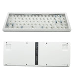 Kit tastiera meccanica personalizzata con retroilluminazione RGB cablata con albero hot swap, Beige, Black Transparent, Green Transparent, Purple Transparent